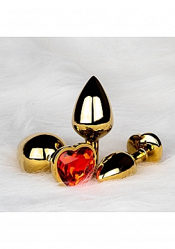 Heart Gem Butt Plug - Small 