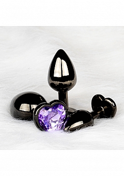 Heart Gem Butt Plug - Medium 