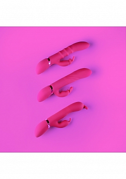 Gada - Vibrating Bunny Ear G-Spot Rabbit with Pulse Wave Shaft