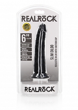 Slim Realistic Dildo with Suction Cup - 6\
