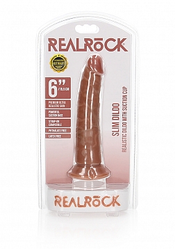 Slim Realistic Dildo with Suction Cup - 6\