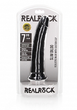 Slim Realistic Dildo with Suction Cup - 7\
