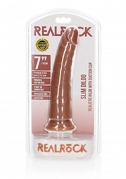 Slim Realistic Dildo with Suction Cup - 7\