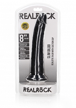 Slim Realistic Dildo with Suction Cup - 8\