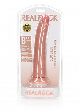 Slim Realistic Dildo with Suction Cup - 8\