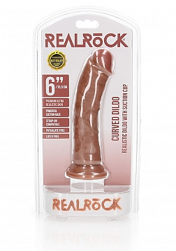Curved Realistic Dildo with Suction Cup - 6\