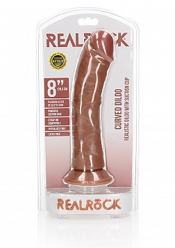 Curved Realistic Dildo with Suction Cup - 8\