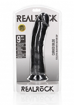 Curved Realistic Dildo with Suction Cup - 9\