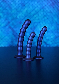 Beaded Silicone G-Spot Dildo - 8\'\' / 20,5 cm