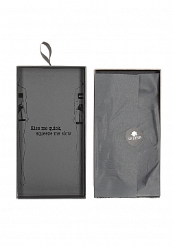 Ananke XII - Three Piece with Choker, Bandeau Top and Pantie with Garters - Plus Size