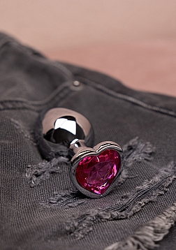 Heart Gem Butt Plug - Medium 