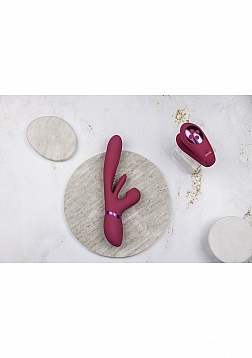 Kura - Thrusting G-Spot Vibrator with Flapping Tongue and Pulse Wave Stimulator