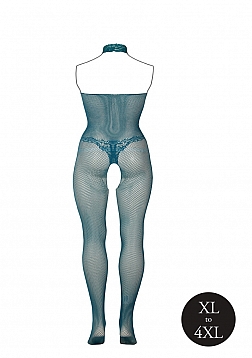 Fishnet and Lace Bodystocking - Queen Size