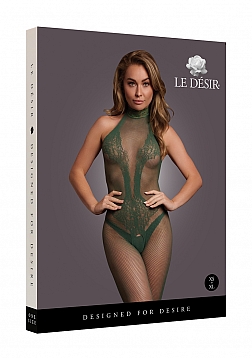 Fishnet and Lace Bodystocking - One Size