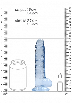 Realistic Dildo with Balls - 7\