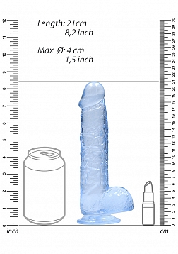 Realistic Dildo with Balls - 7\