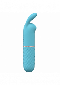 LoveLine - Dona - 10 Speed Vibrating Mini-Rabbit - Silicone - Rechargeable - Waterproof - Blue