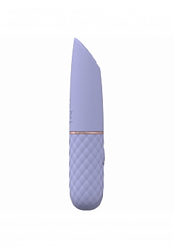 LoveLine - Beso - 10 Speed Vibrating Mini-Lipstick - Silicone - Rechargeable - Waterproof - Lavender