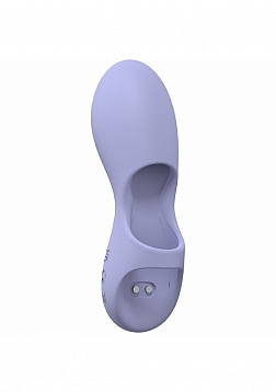 LoveLine - Joy - 10 Speed Finger Vibe - Silicone - Rechargeable - Waterproof - Lavender