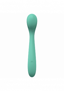LoveLine - Juicy - 10 Speed Flexible Vibe - Sealed Silicone - Rechargeable - Submersible - Green