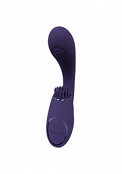VIVE - Gen - Rechargeable Triple Motor - G-Spot Vibrator with Pulse Wave  and Vibrating Bristles - P