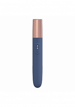 LoveLine - The Traveler - 10 Speed Travel Vibe - Silicone - Rechargeable - Waterproof - Blue/Grey