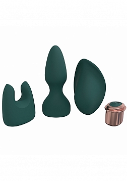 LoveLine - Ultimate Kit - 10 Speed - Silicone - Rechargeable - Waterproof - Forest Green