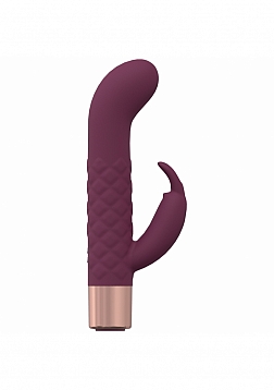 LoveLine - Devotion - 10 Speed Mini-Rabbit - Silicone - Rechargeable - Waterproof – Burgundy