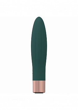 LoveLine - Fame - 10 Speed Mini-Vibe - Silicone - Rechargeable - Waterproof - Forest Green