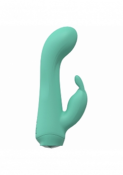 LoveLine - Enchanted - Dual Motor 10 Speed Rabbit - Silicone - Rechargeable - Waterproof - Green