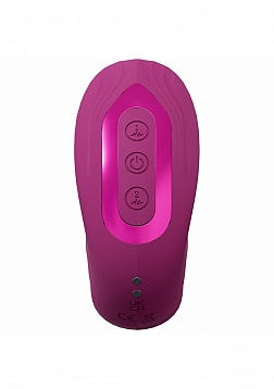 VIVE - Yuna - Rechargeable Dual Motor - Airwave Vibrator with Innovative G-Spot Flapping Stimulator 