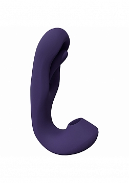 VIVE - Yuna - Rechargeable Dual Motor - Airwave Vibrator with Innovative G-Spot Flapping Stimulator 
