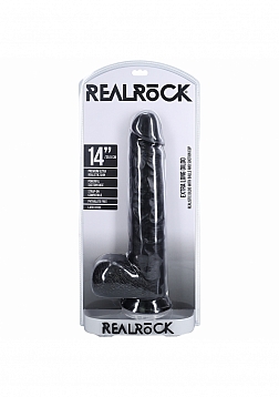 RealRock Ultra Realistic Skin - Extra Large Straight with Balls 14\