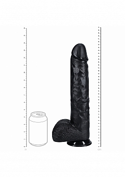 RealRock Ultra Realistic Skin - Extra Large Straight with Balls 14\