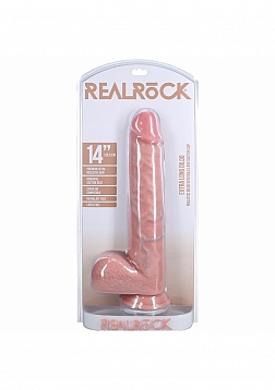 RealRock Ultra Realistic Skin - Extra Large Straight with Balls 14\