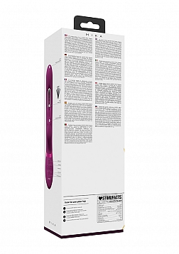 Mika - Rechargeable Triple Motor - Vibrating Rabbit With Innovative G-Spot Flapping Stimulator - Pin