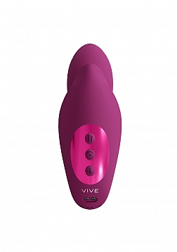 Yuki - Rechargeable Dual Motor - G-Spot Vibrator with Massaging Beads - Pink
