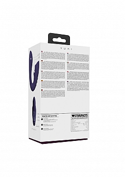 Yuki - Rechargeable Dual Motor - G-Spot Vibrator with Massaging Beads - Purple