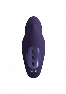 Yuki - Rechargeable Dual Motor - G-Spot Vibrator with Massaging Beads - Purple