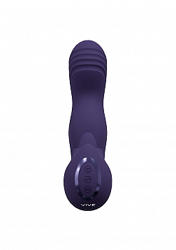 VIVE - Yumi - Rechargeable Triple Motor - G-Spot Finger Motion Vibrator and Flickering Tongue Stimul