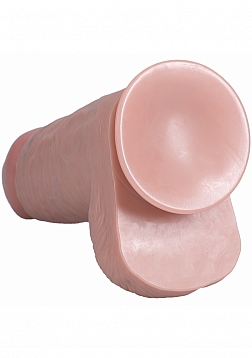 RealRock Ultra Realistic Skin - Extra Thick Straight with Balls 8\