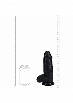 RealRock Ultra Realistic Skin - Extra Thick Straight with Balls 8\