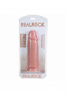 RealRock Ultra Realistic Skin - Extra Thick Straight without Balls 9\