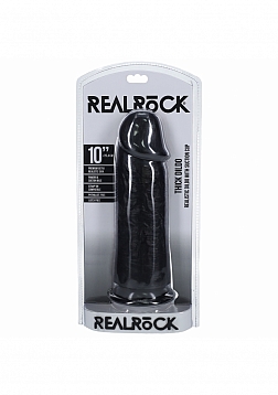 RealRock Ultra Realistic Skin - Extra Thick Straight without Balls 10\