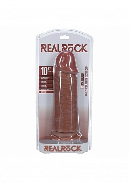 RealRock Ultra Realistic Skin - Extra Thick Straight without Balls 10\