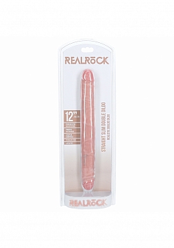 RealRock Ultra Realistic Skin - Slim Double Ended Dong 12\
