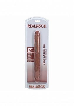 RealRock Ultra Realistic Skin - Slim Double Ended Dong 12\