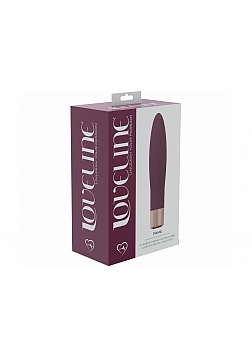 LoveLine - Fame - 10 Speed Mini-Vibe - Silicone - Rechargeable - Waterproof – Burgundy