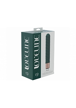 LoveLine - Poise - 10 Speed Mini-Vibe - Silicone - Rechargeable - Waterproof - Forest Green