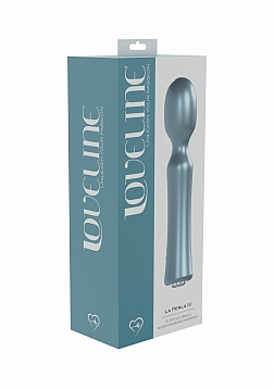 LoveLine - La Perla IV - 10 Speed Wand - Silicone - Rechargeable - Waterproof - Blue